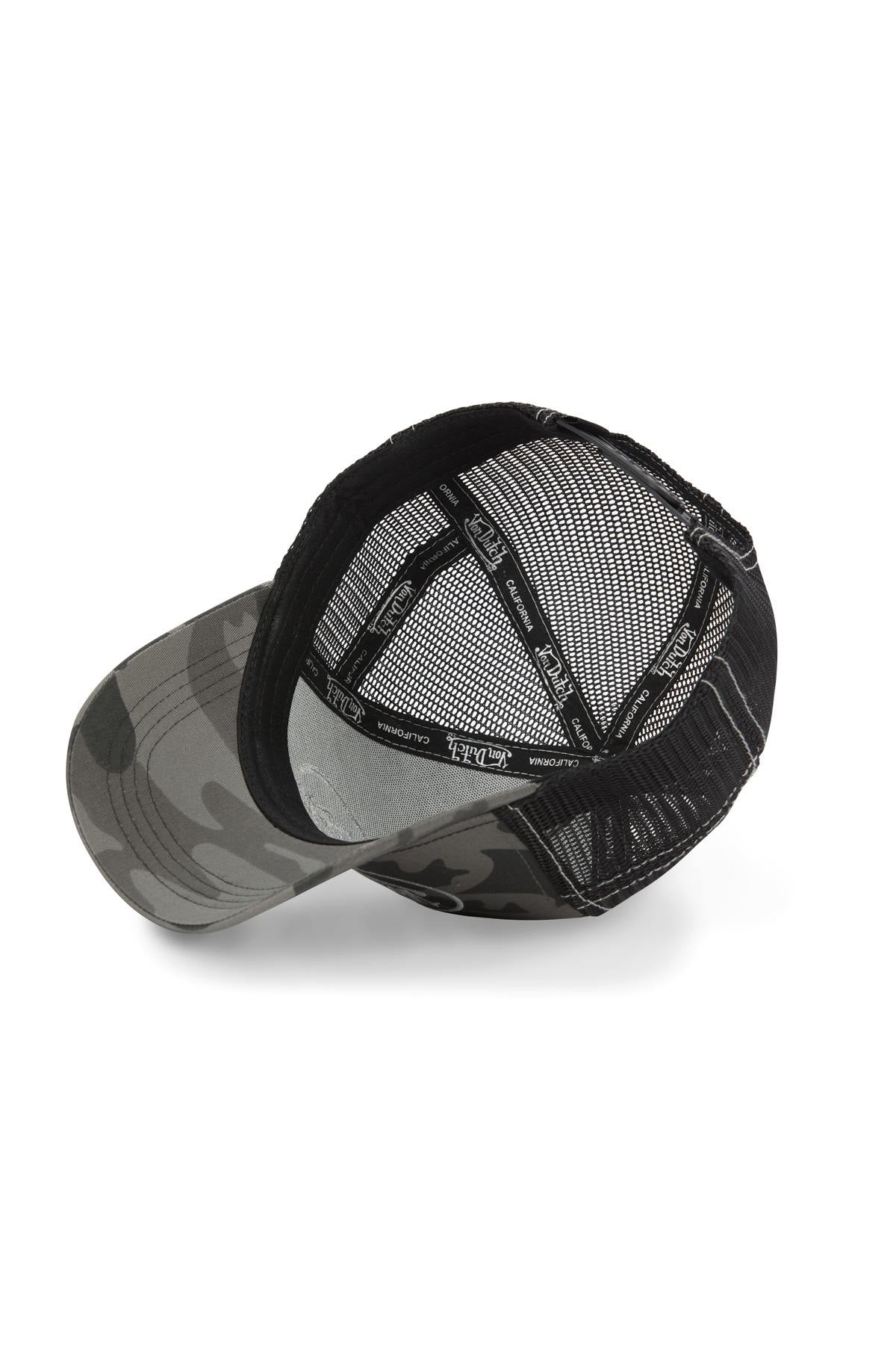 Silver gray camouflage cap - Image n°2