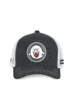 Dark gray mottled Boo cap (Mario) - Image n°1