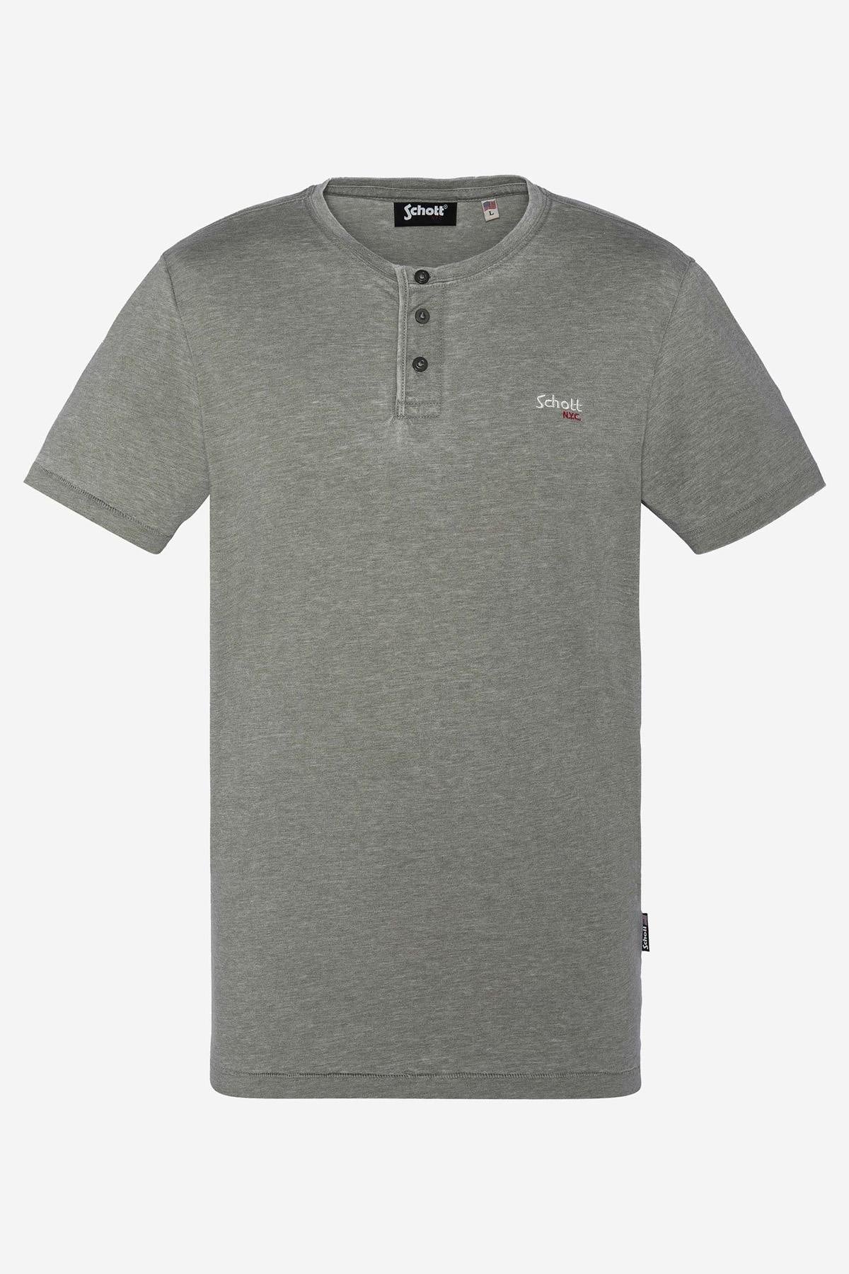 Khaki faded effect T-shirt - Image n°3