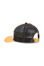 White, black and yellow trucker cap - Image n°4