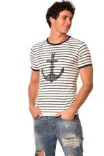 Anchor logo sailor T-shirt - Image n°2