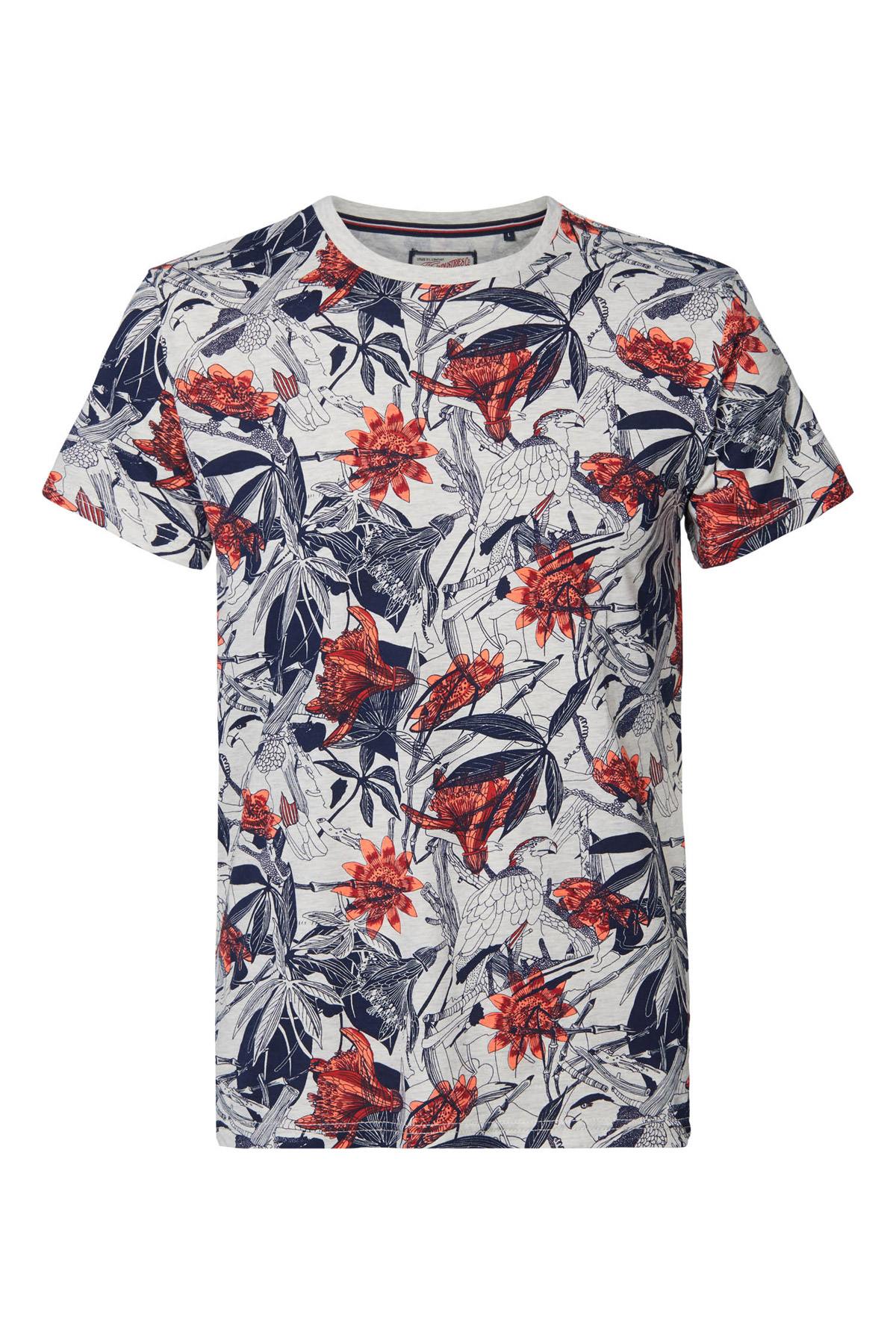 Men's short-sleeved floral print t-shirt - Image n°5