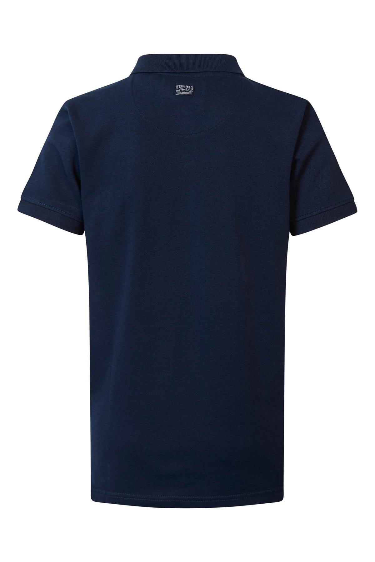 Men's navy blue polo shirt - Image n°2