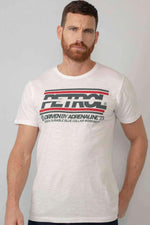 White short-sleeved t-shirt - Image n°1