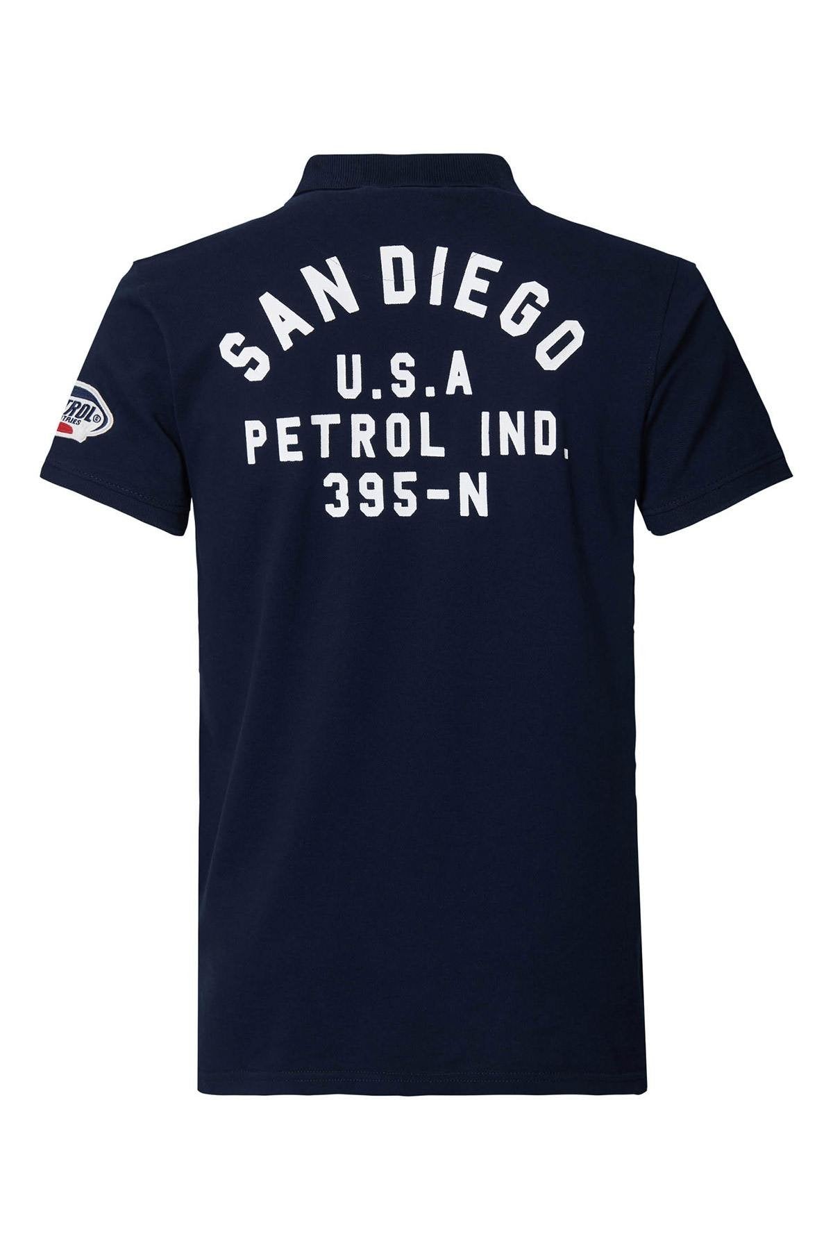 San Diego navy blue polo shirt - Image n°2