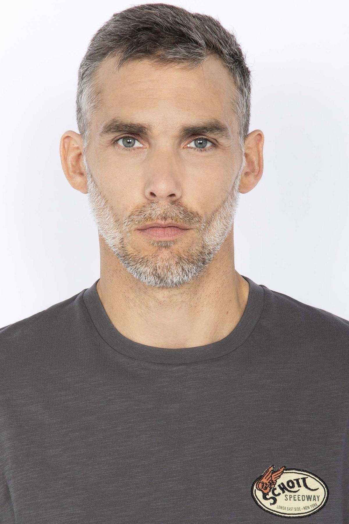 Dark gray men's t-shirt - Image n°3
