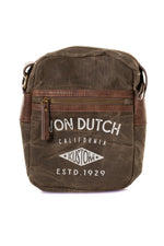 Men's khaki bag - Image n°1