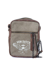 Men's khaki bag - Image n°1