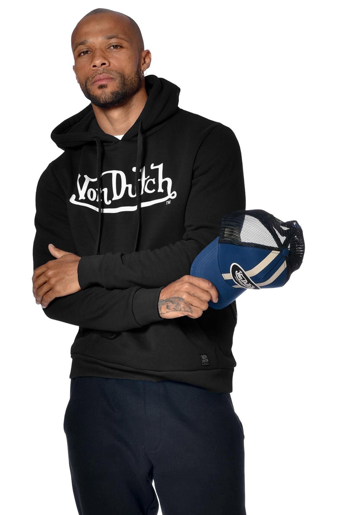 Men's black sweatshirt - Image n°1