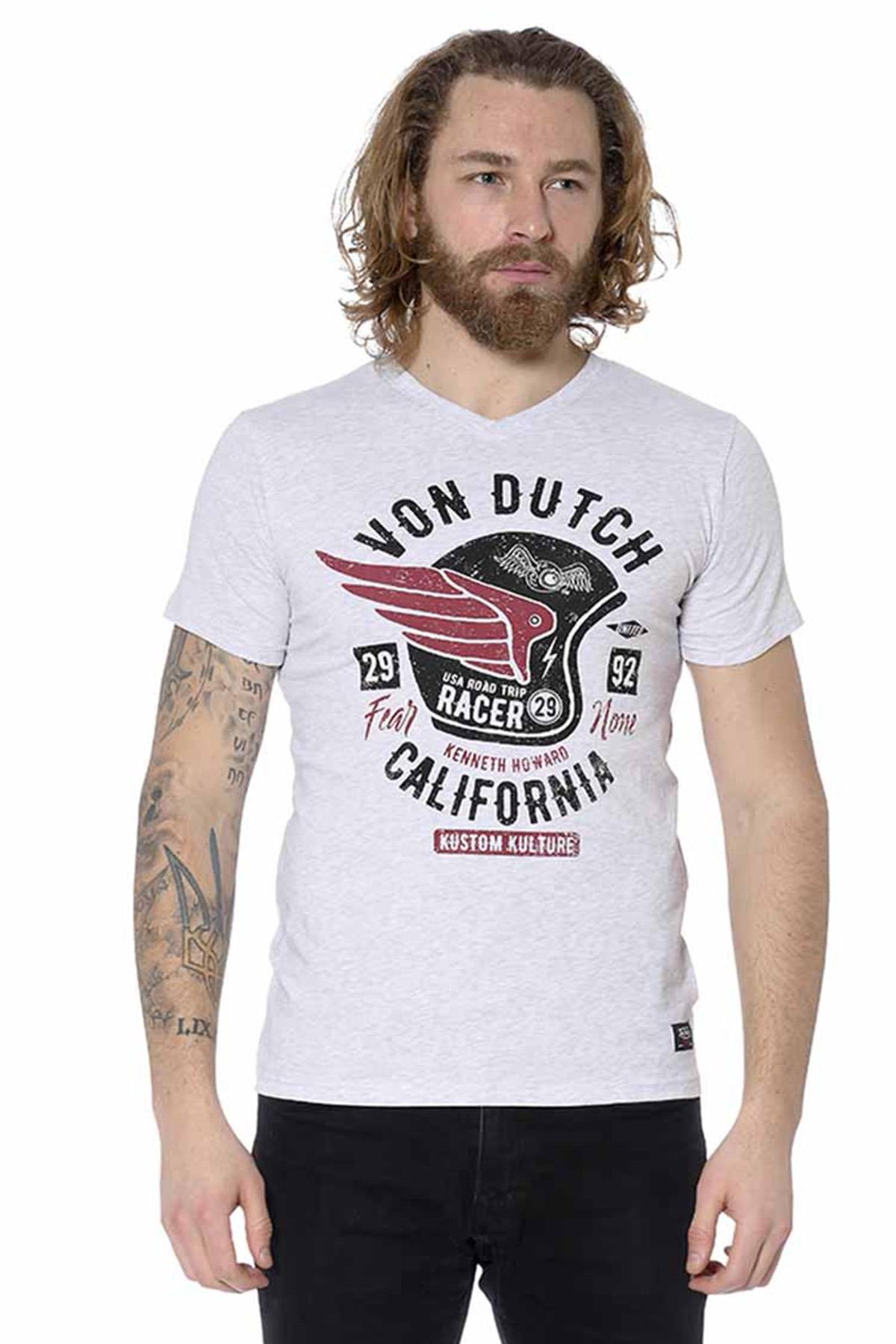 White biker-style t-shirt - Image n°3