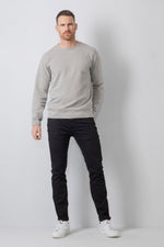 Men's black slim-fit jeans - Image n°3