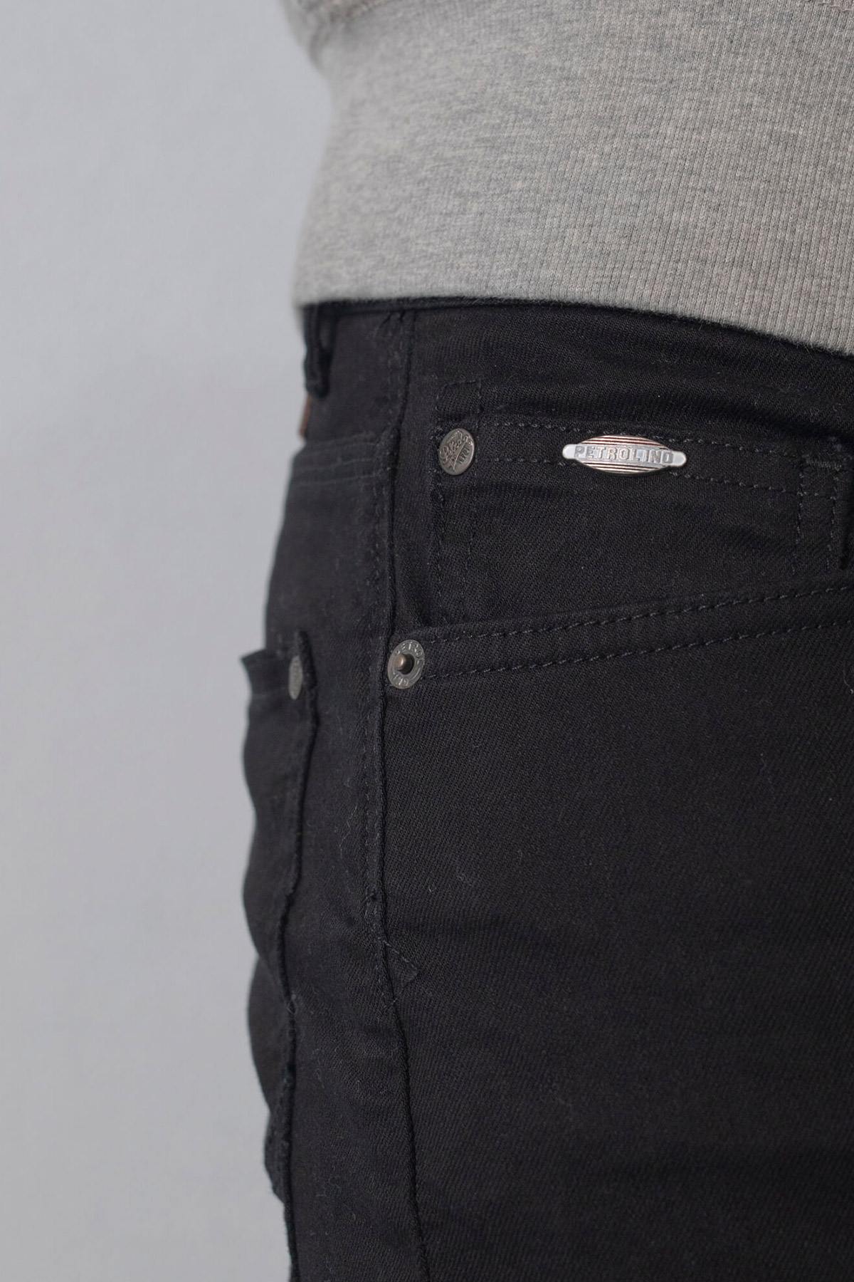 Men's black slim-fit jeans - Image n°4