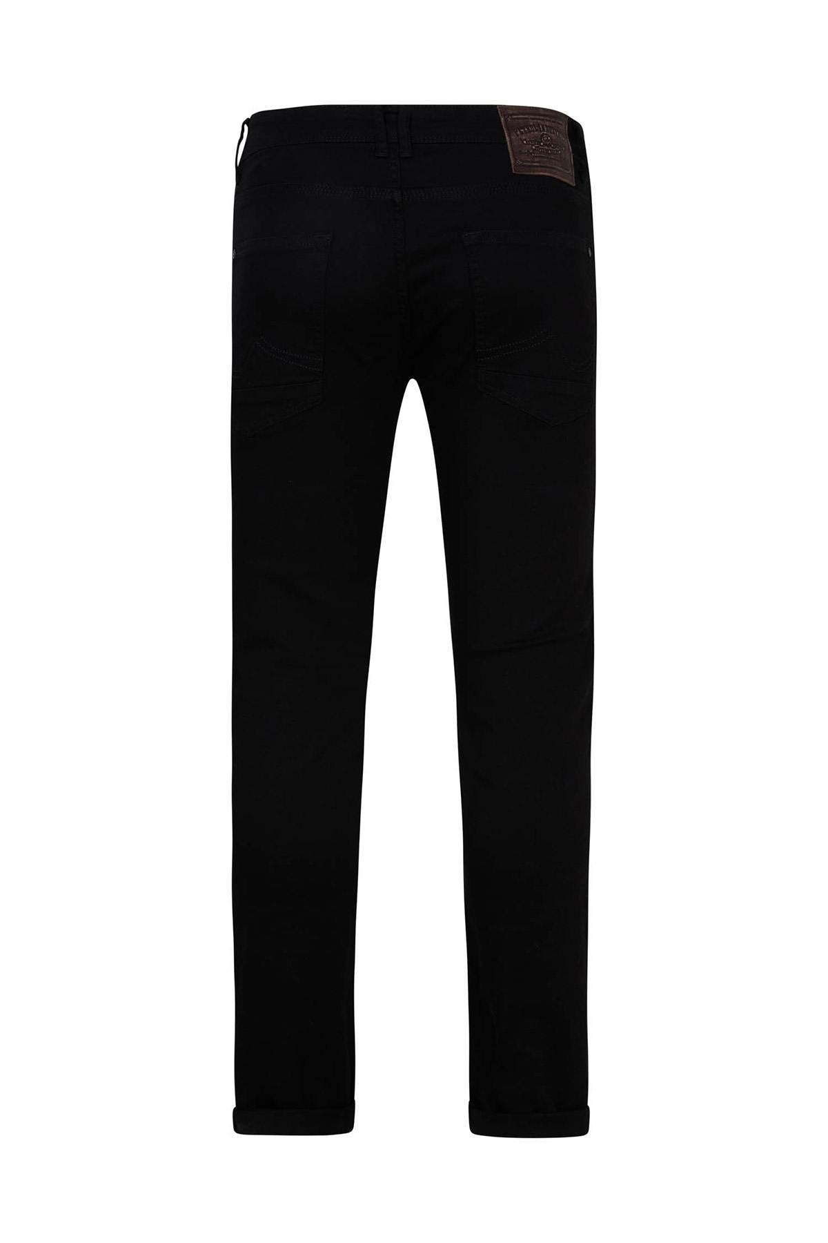 Men's black slim-fit jeans - Image n°7