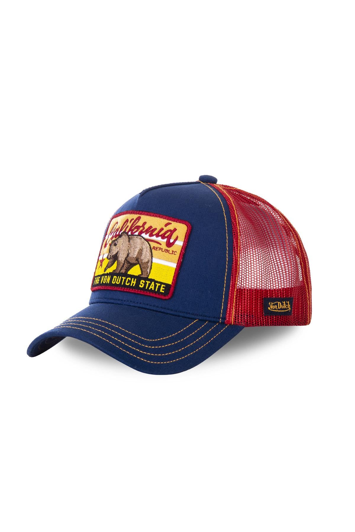 Blue and red California cap - Image n°1