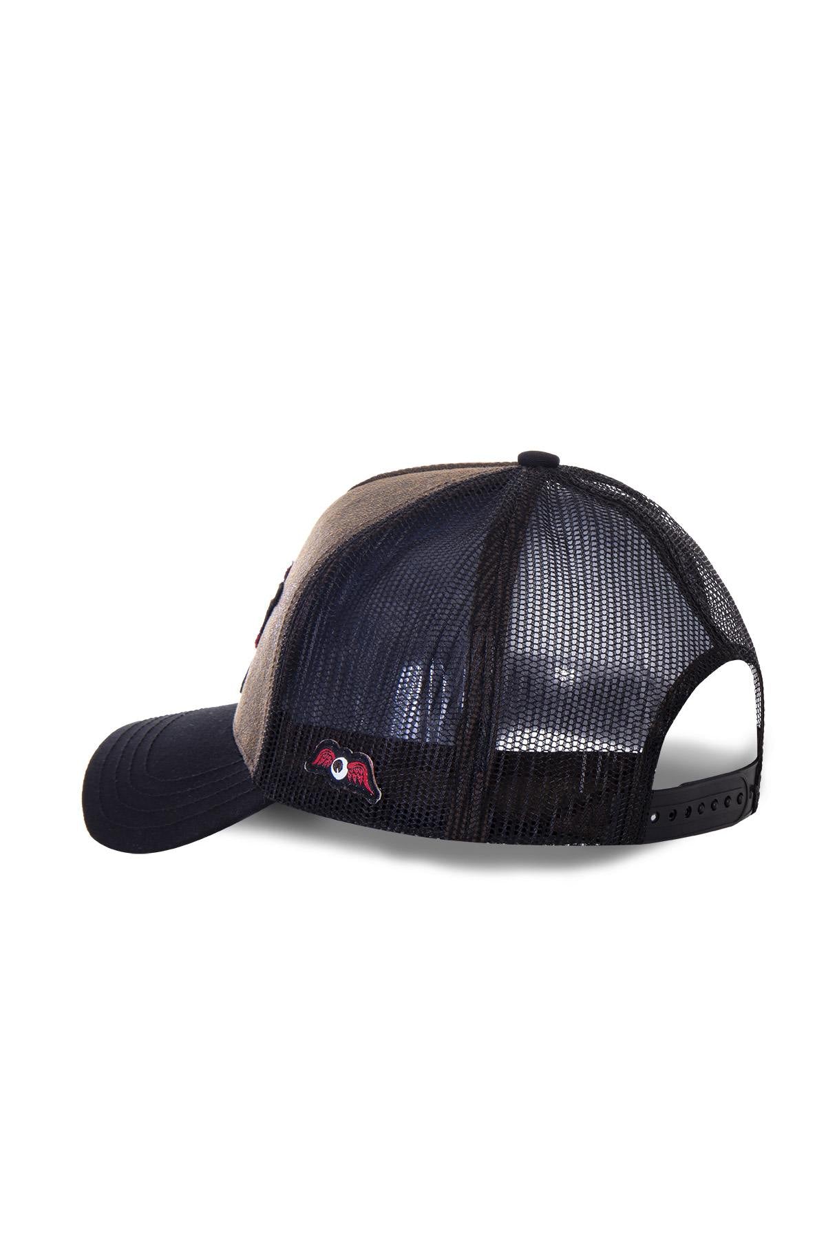 Brown and black USA cap - Image n°3
