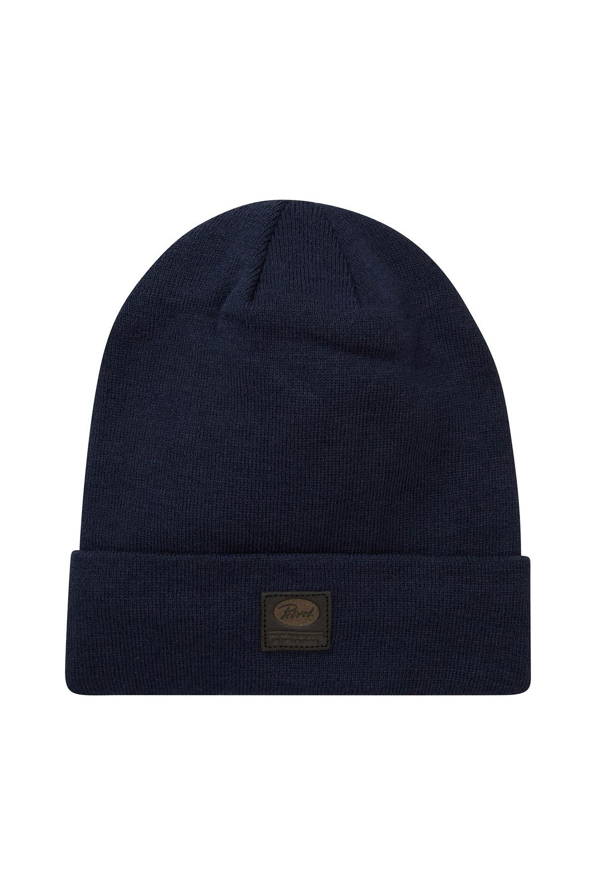 Men's navy blue beanie - Image n°3