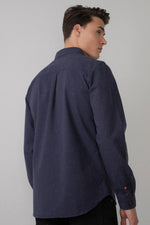 Men's denim blue shirt - Image n°4