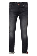 Washed black slimfit comfort jogging jeans - Image n°5