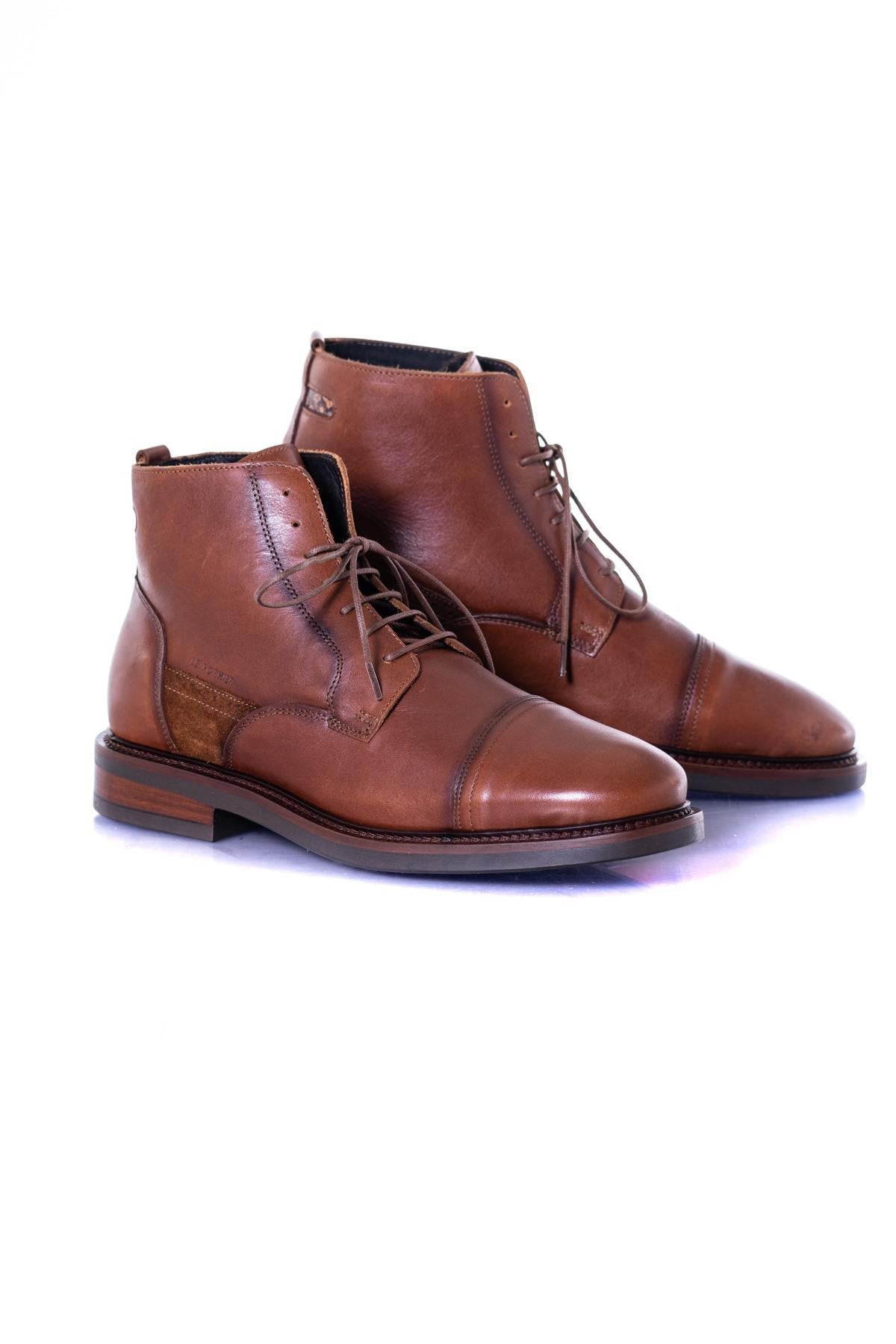  Men's cognac boots Le Formier - Image n°1