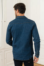 Denim denim overshirt - Image n°4