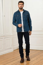 Denim denim overshirt - Image n°2