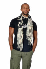 Khaki camouflage scarf - Image n°3