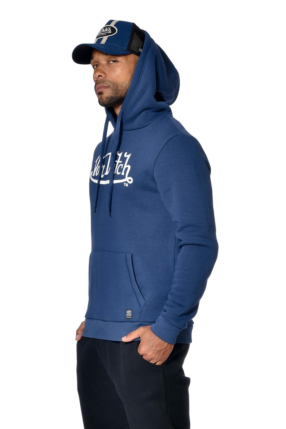 Men's blue hoodie - Image n°3