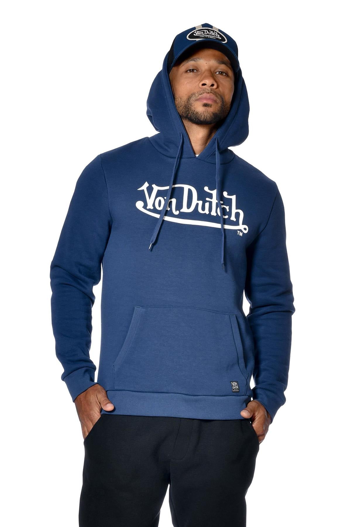 Men's blue hoodie - Image n°4