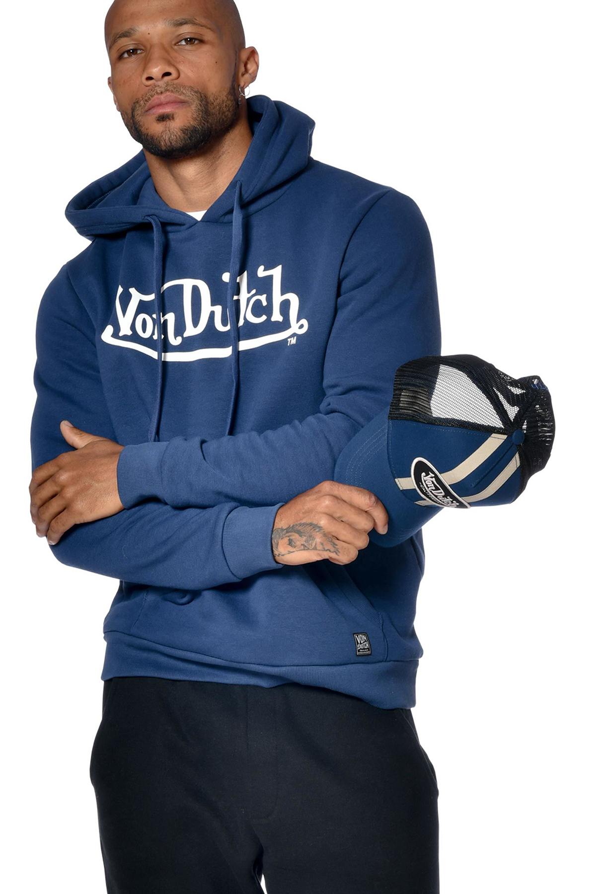 Men's blue hoodie - Image n°1