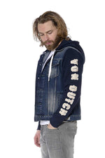 USA denim and cotton jacket - Image n°2