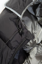 Pull-on sleeveless down jacket with peaked hood - Image n°9