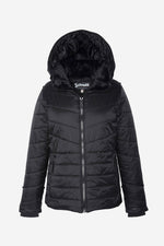 Black 3 in 1 parka - Image n°9