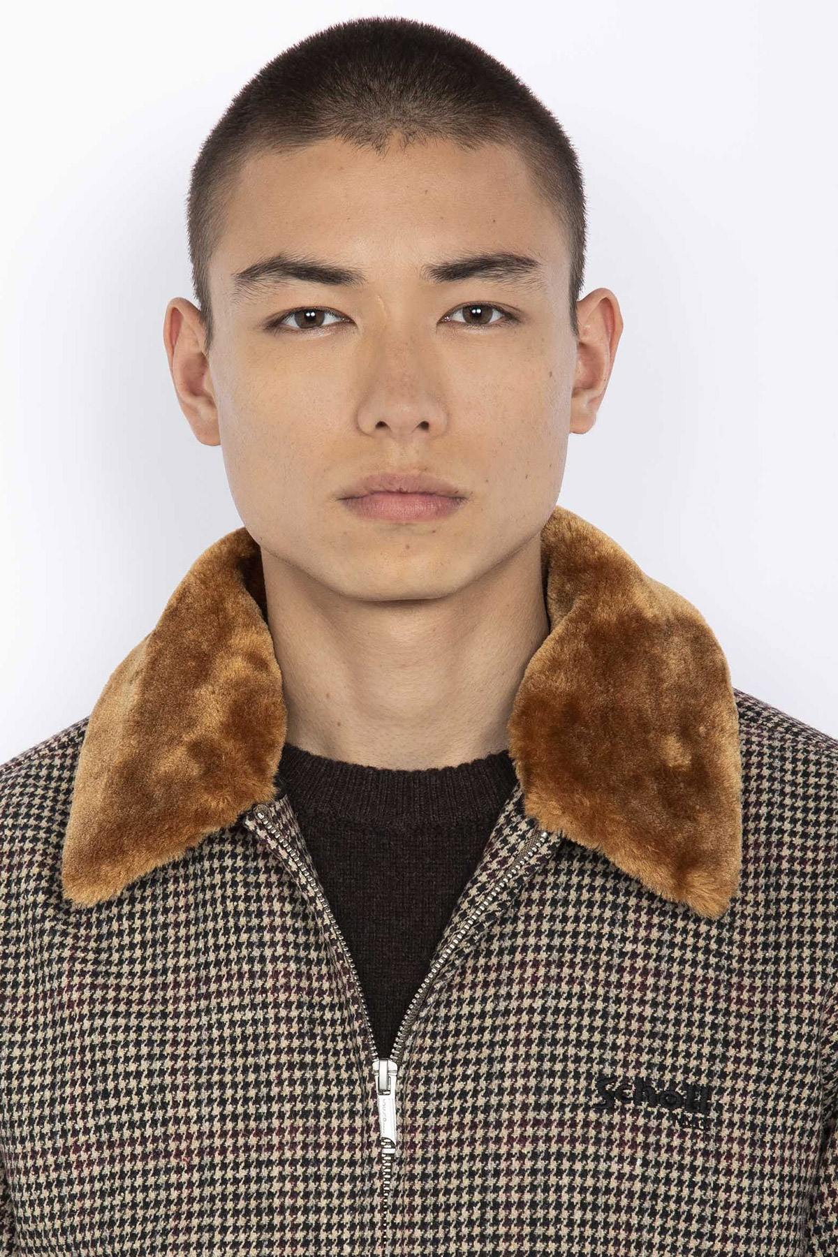 Vintage retro printed polyester jacket - Image n°2