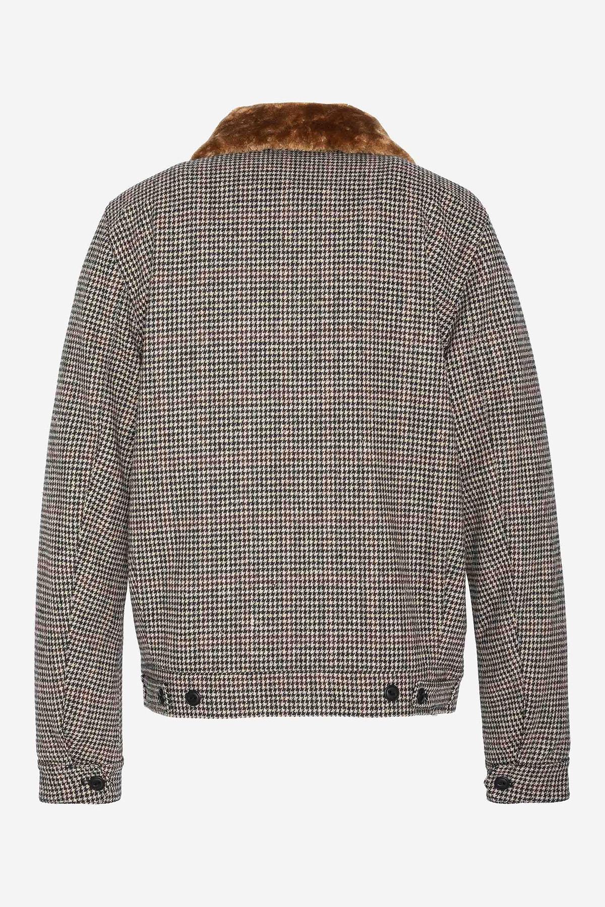 Vintage retro printed polyester jacket - Image n°8