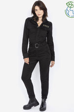 Black army jumpsuit - Image n°1