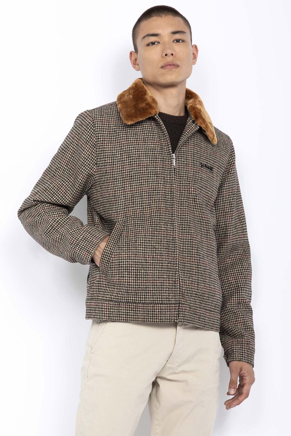 Vintage retro printed polyester jacket - Image n°5