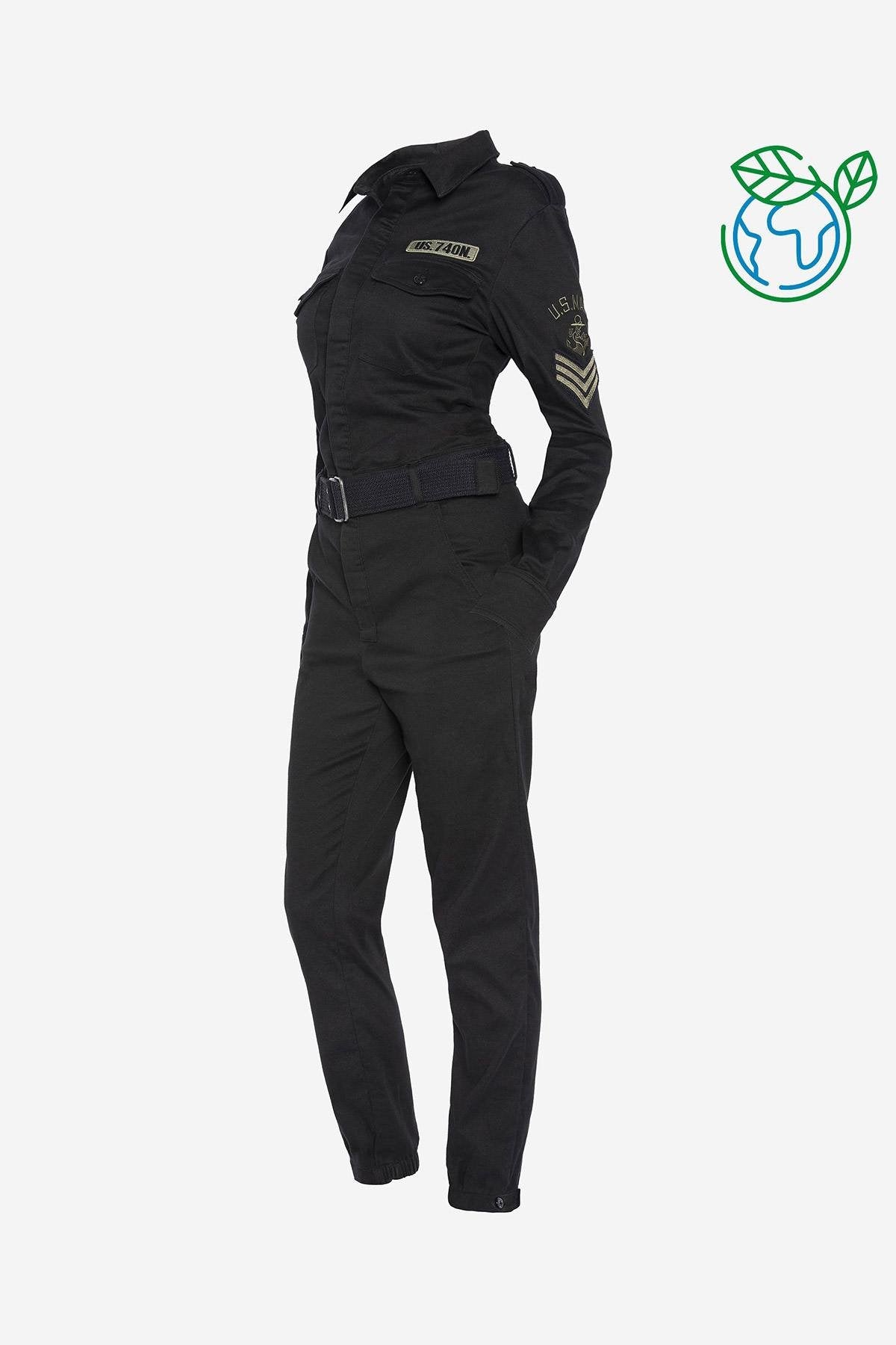 Black army jumpsuit - Image n°9