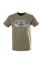 Khaki top gun t-shirt - Image n°1