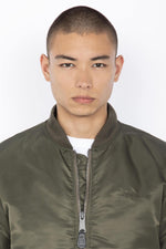 Men's khaki MA-1 bomber jacket - Image n°4