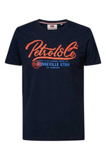 Men's navy blue t-shirt - Image n°2