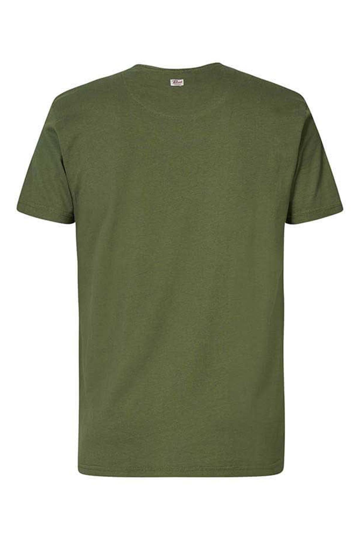 Vintage khaki motorcycle t-shirt - Image n°5
