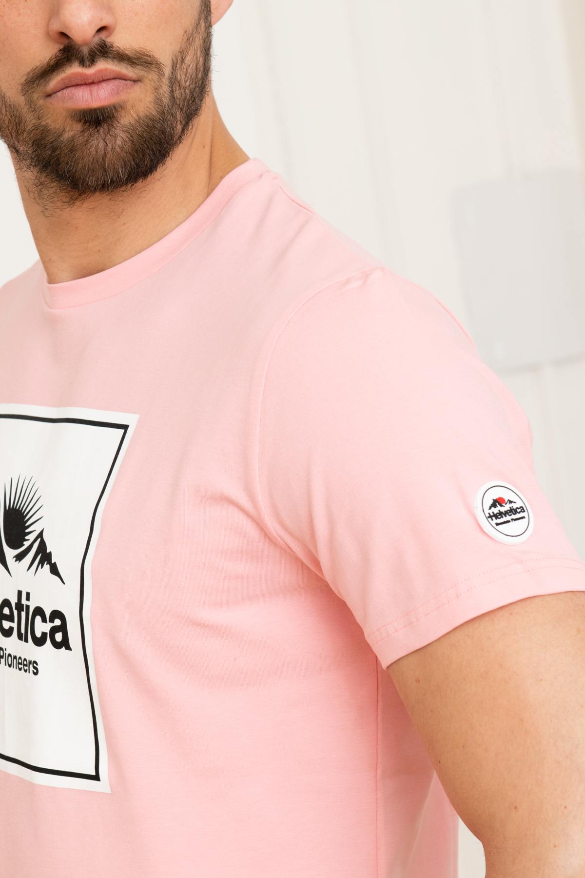 Pink men's t-shirt - Image n°5