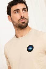 Beige sportswear t-shirt - Image n°5