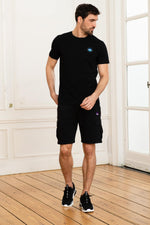 Men's black sportswear t-shirt - Image n°3