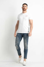White round neck t-shirt - Image n°3