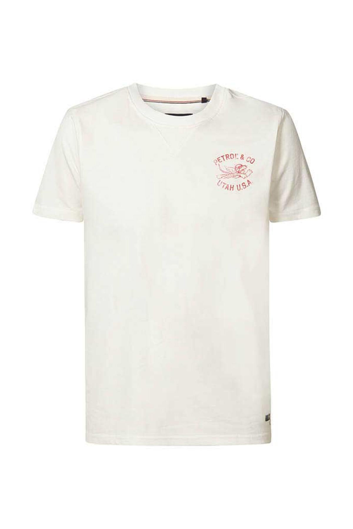 White round neck t-shirt - Image n°5