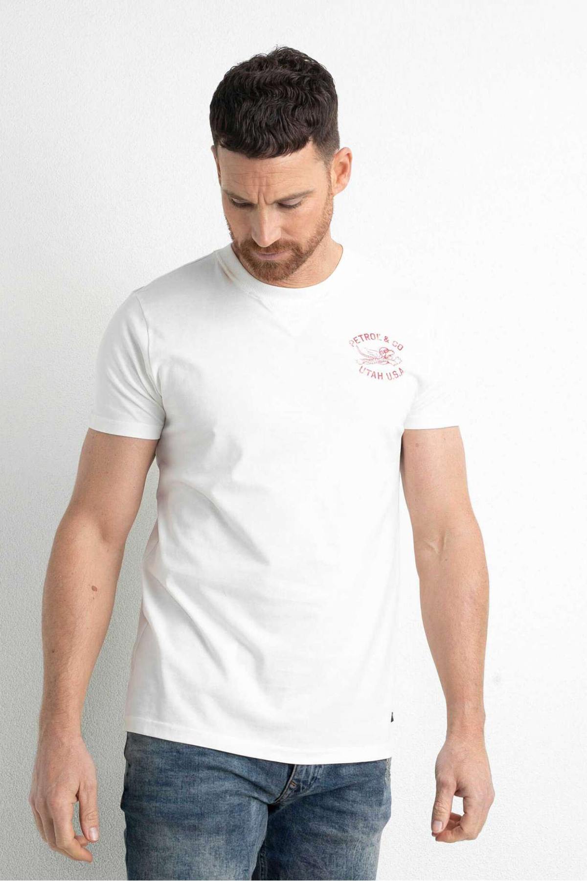 White round neck t-shirt - Image n°1