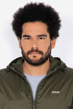 Long khaki windbreaker coat - Image n°5