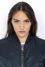MA-1 women's navy blue bomber jacket - Image n°5