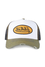 White khaki and black trucker cap - Image n°3